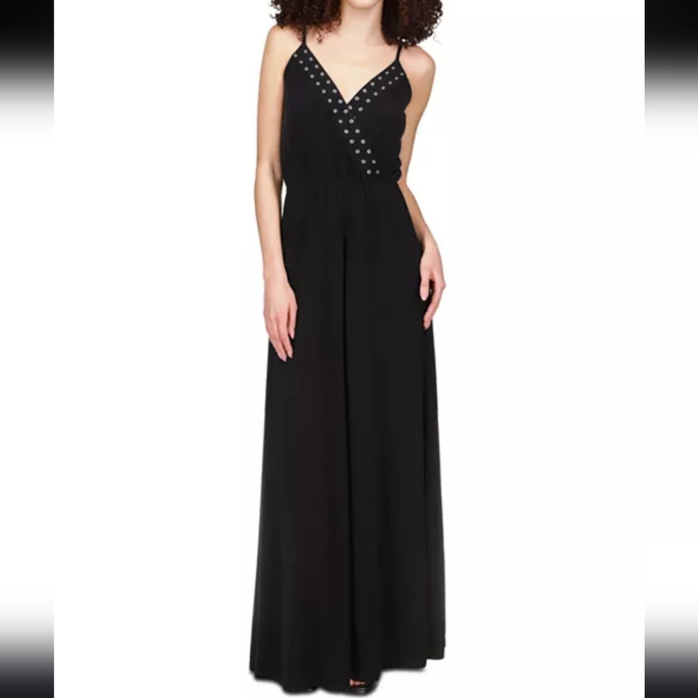 Michael Kors Grommet Black Maxi Dress Size PM